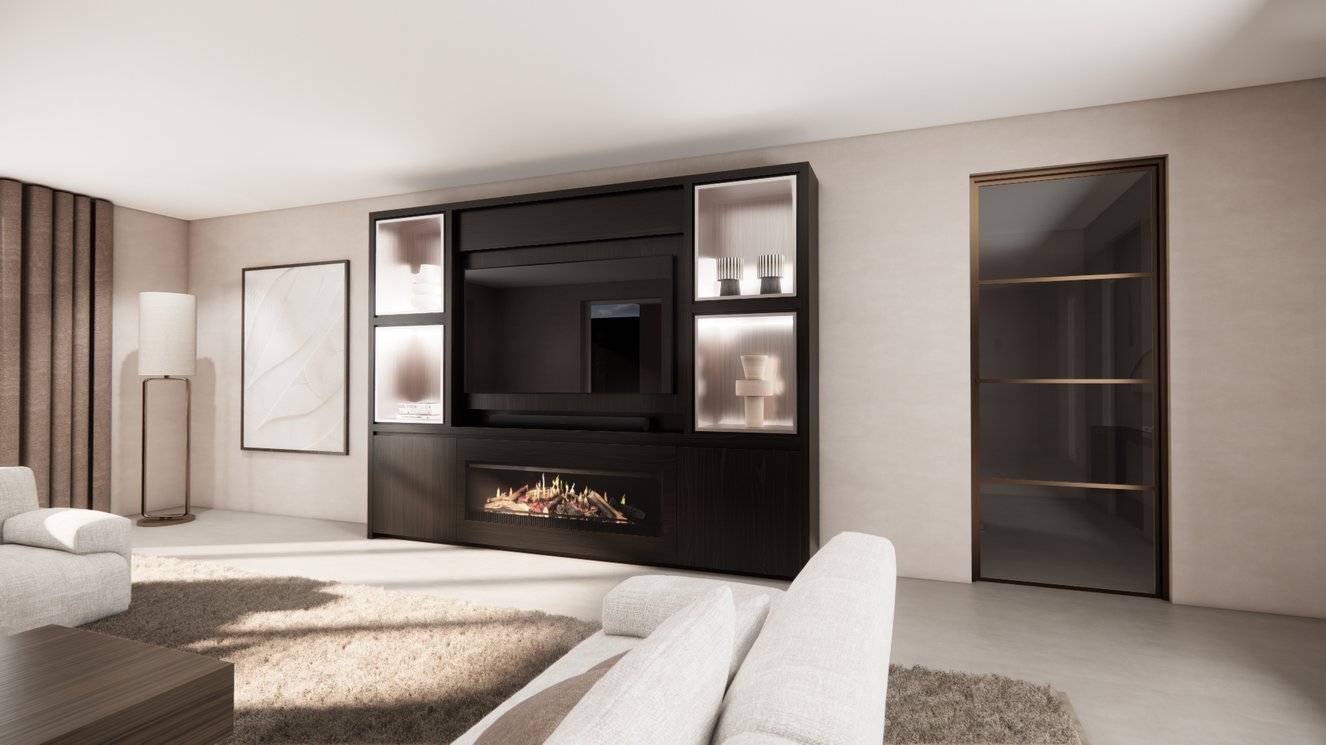 Cinewall	Grace Queen-size 280-340	cm Eiken Kalfire	E-SERIE