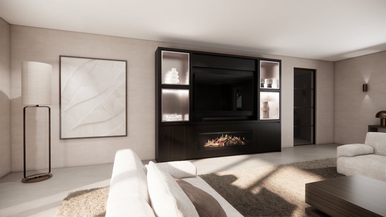 Cinewall	Grace Queen-size 280-340	cm Eiken Kalfire	E-SERIE