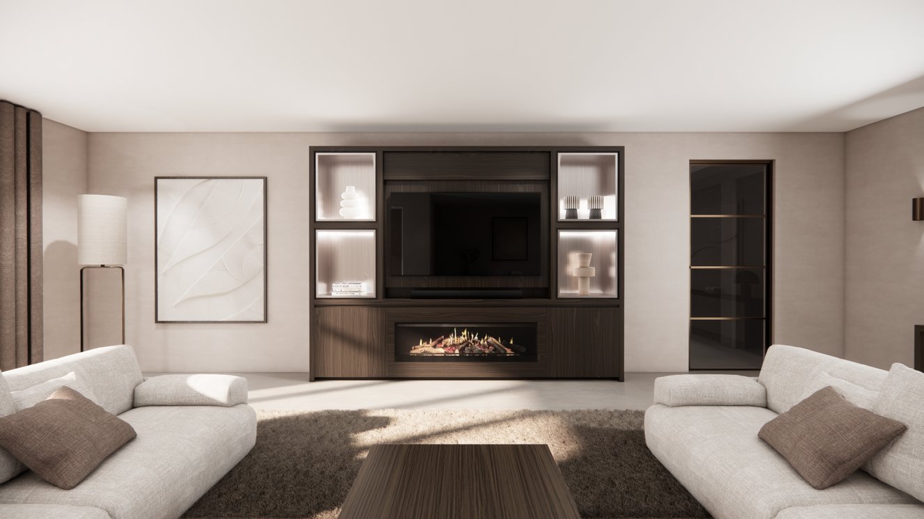 Cinewall	Grace Queen-size 280-340	cm Eiken Kalfire	E-SERIE