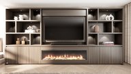 Graham Cinewall Royal-size 420-480 cm Eiken Dimplex 74Inch