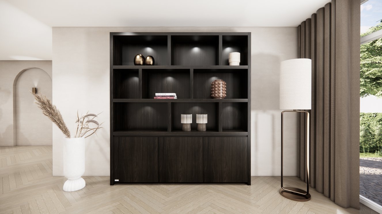 Graham Vakkenkast King-size 170-220	cm Eiken