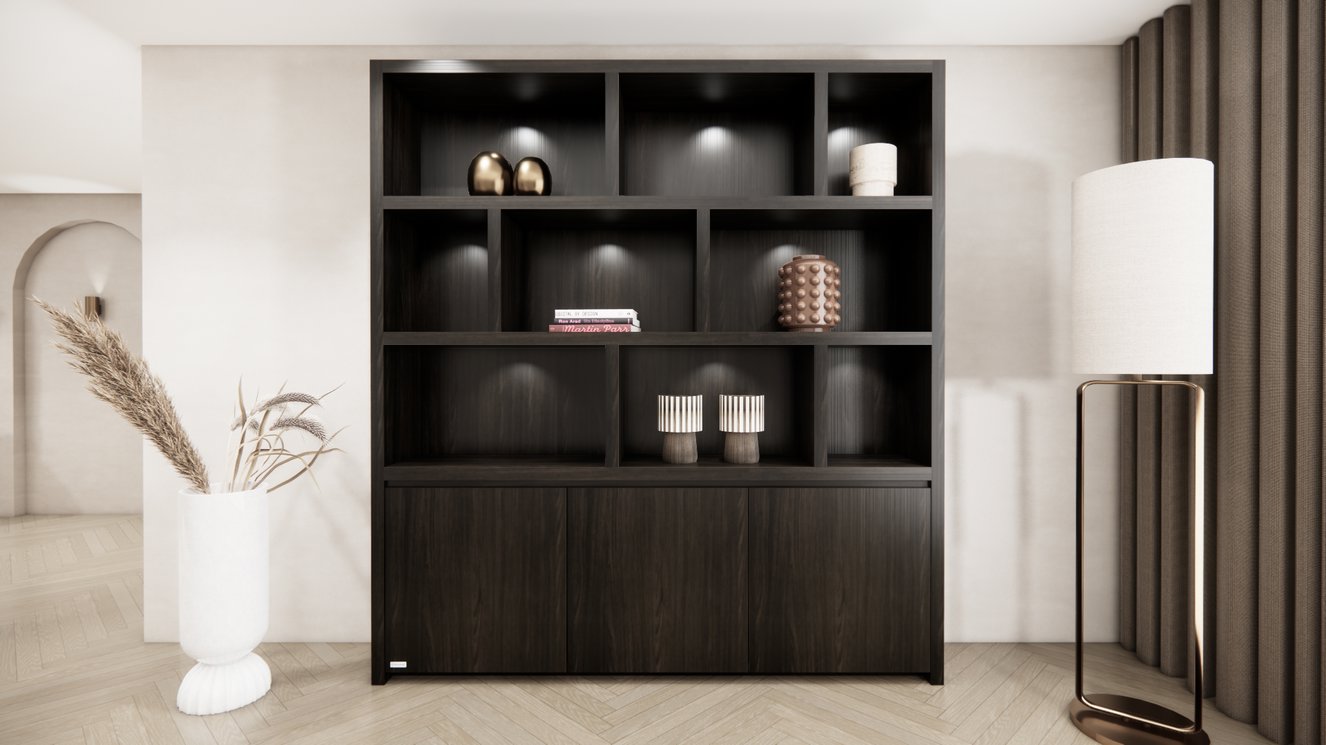 Graham Vakkenkast King-size 170-220	cm Eiken