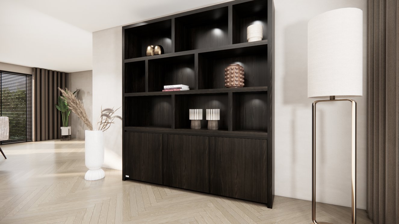 Graham Vakkenkast King-size 170-220	cm Eiken