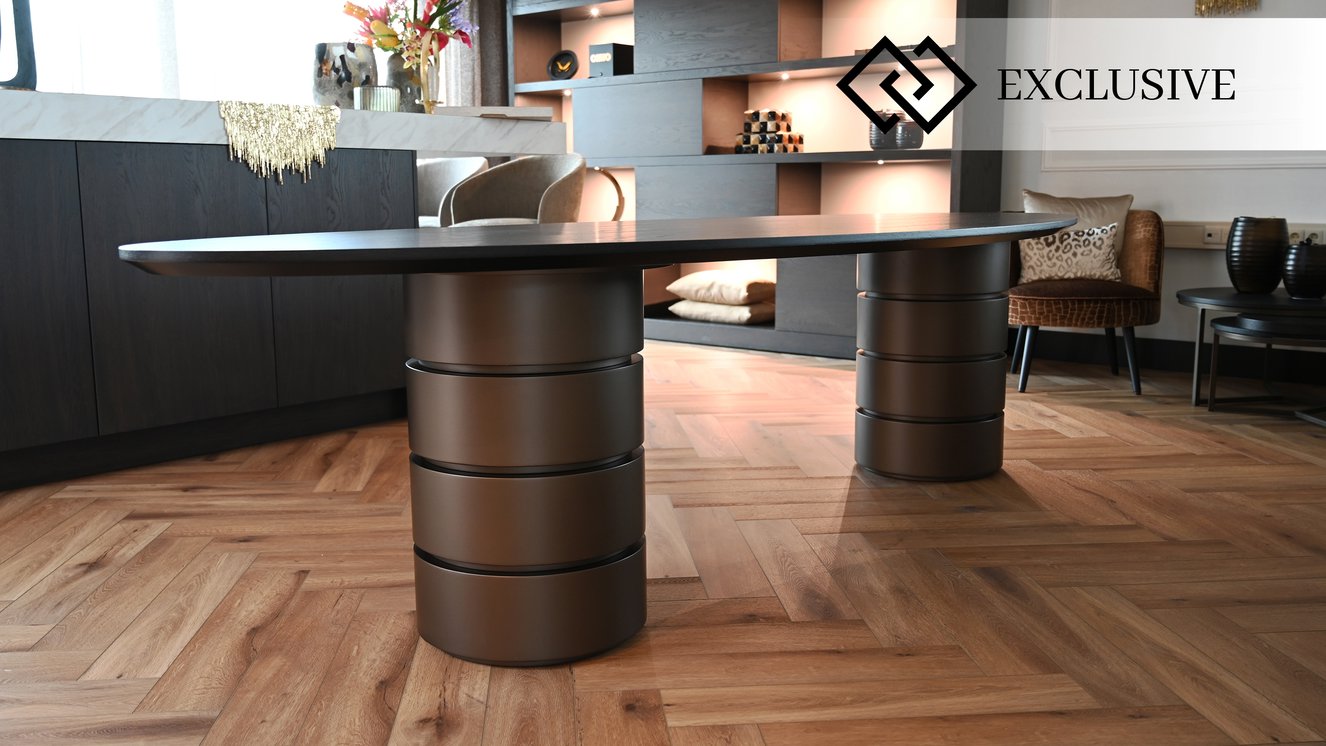 Grandero Eettafel Ovaal Eiken