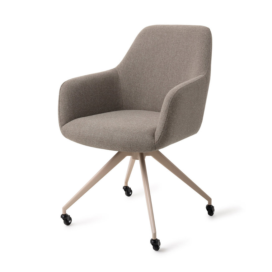 Hiroo Foggy Fusion Eetkamerstoel Glide Beige