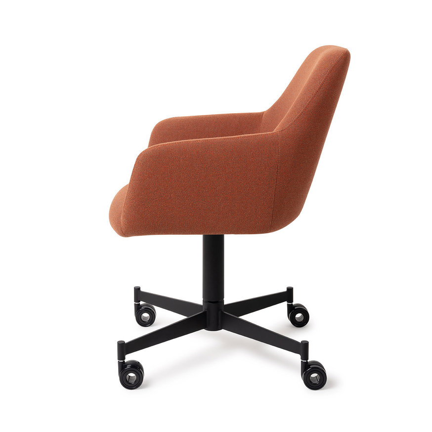 Hiroo Hearth Harmony Eetkamerstoel Caster Black