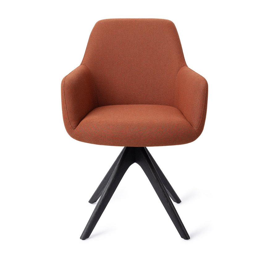 Hiroo Hearth Harmony Eetkamerstoel Revolve Oak Black