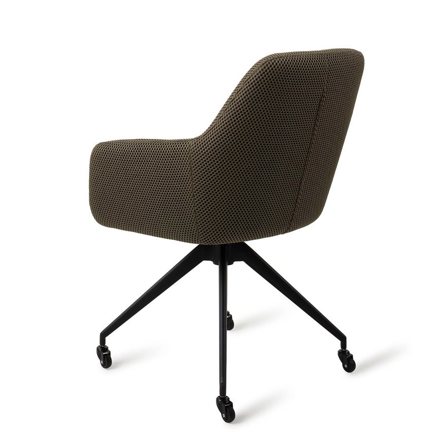 Hiroo Jungle Jewel Eetkamerstoel Glide Black