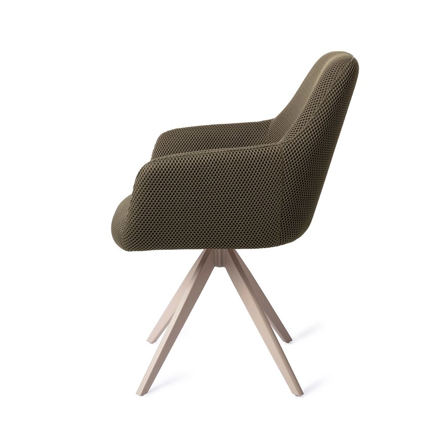 Hiroo Jungle Jewel Eetkamerstoel Turn Beige