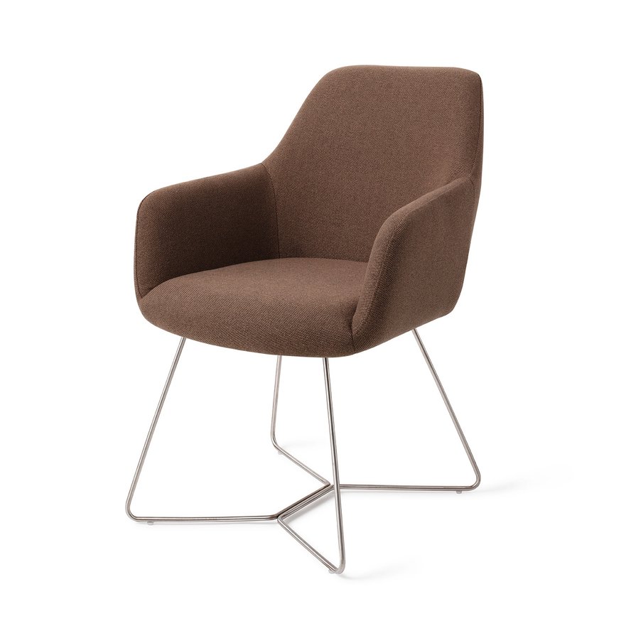 Hiroo Rustic Rye Eetkamerstoel Beehive Steel