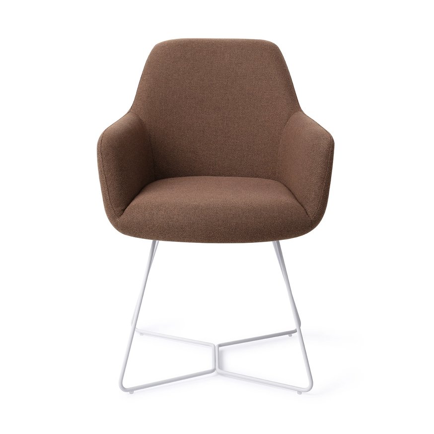 Hiroo Rustic Rye Eetkamerstoel Beehive White