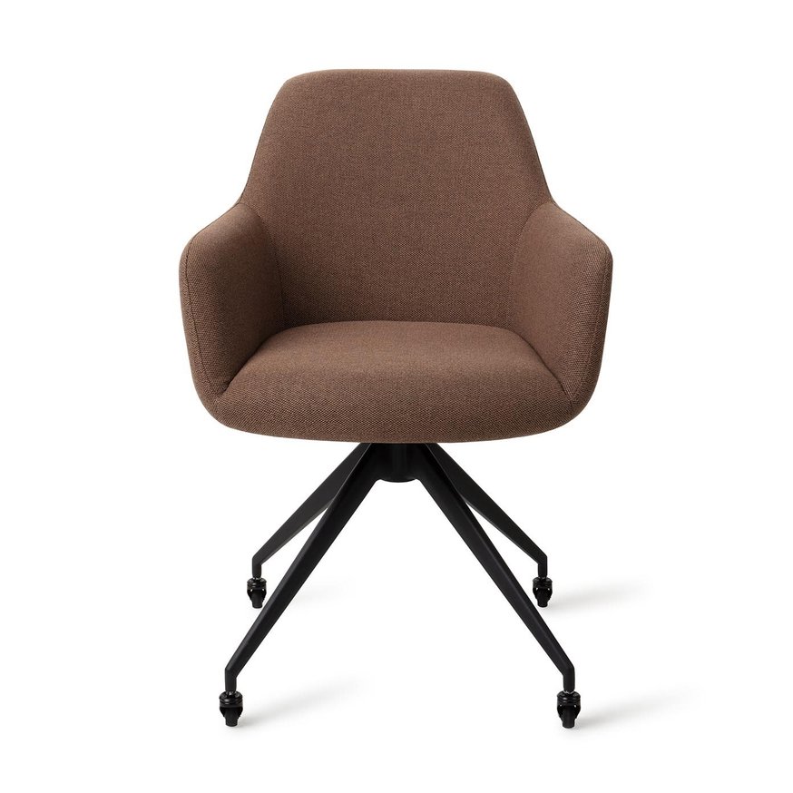 Hiroo Rustic Rye Eetkamerstoel Glide Black