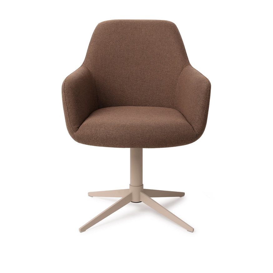 Hiroo Rustic Rye Eetkamerstoel Quad Beige