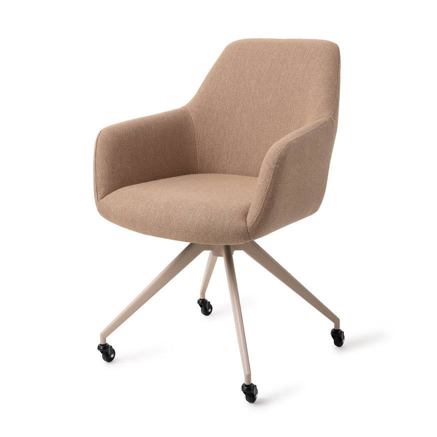 Hiroo Whisper Wheat Eetkamerstoel Glide Beige