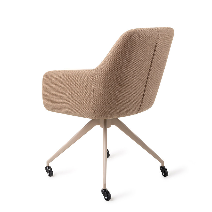 Hiroo Whisper Wheat Eetkamerstoel Glide Beige