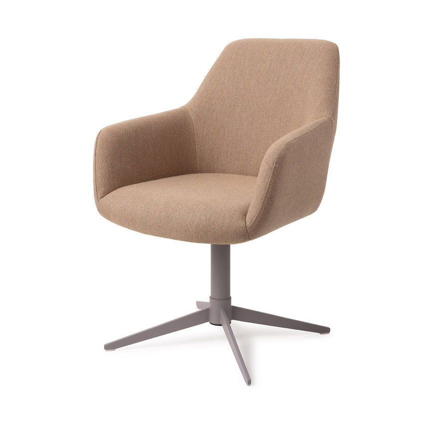 Hiroo Whisper Wheat Eetkamerstoel Quad Grey