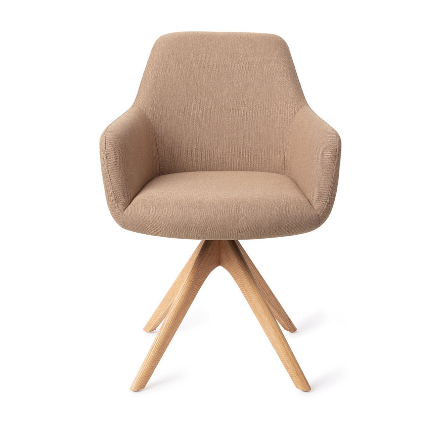 Hiroo Whisper Wheat Eetkamerstoel Revolve Oak Natural