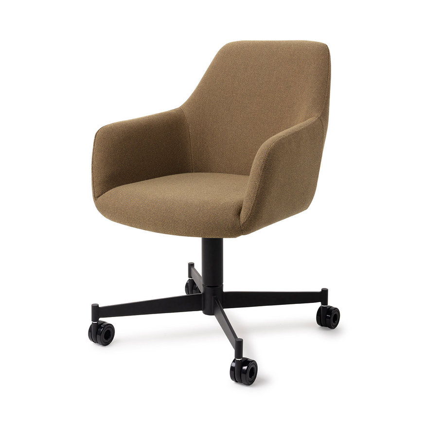 Hiroo Willow Eetkamerstoel Caster Black