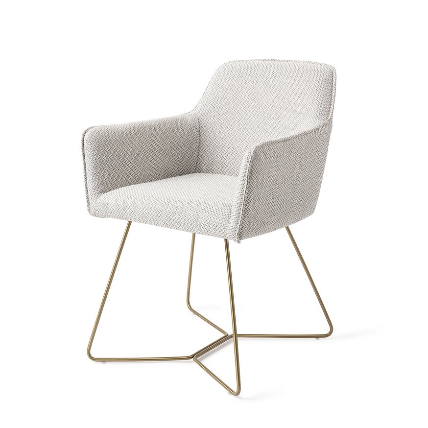 Hofu Checkers Charm Eetkamerstoel Beehive Gold