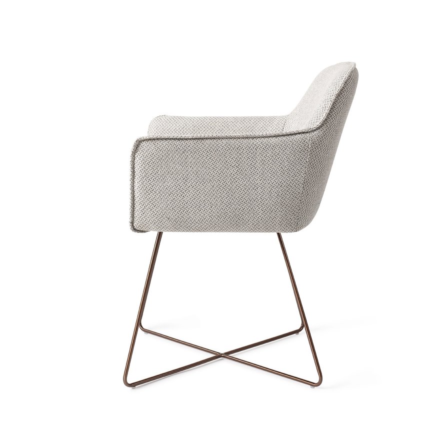 Hofu Checkers Charm Eetkamerstoel Cross Rose