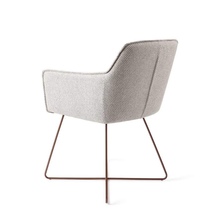 Hofu Checkers Charm Eetkamerstoel Cross Rose