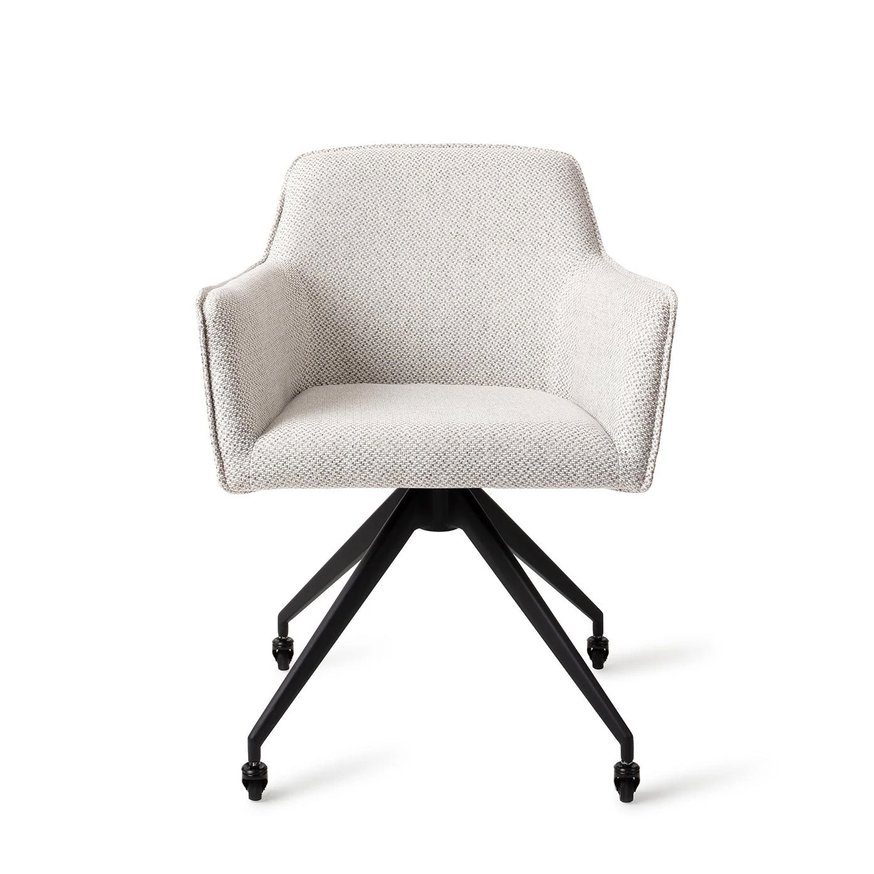 Hofu Checkers Charm Eetkamerstoel Glide Black