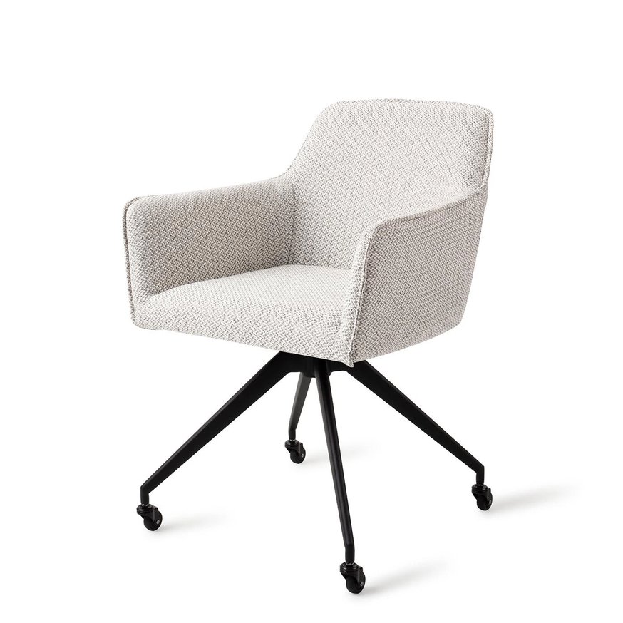 Hofu Checkers Charm Eetkamerstoel Glide Black