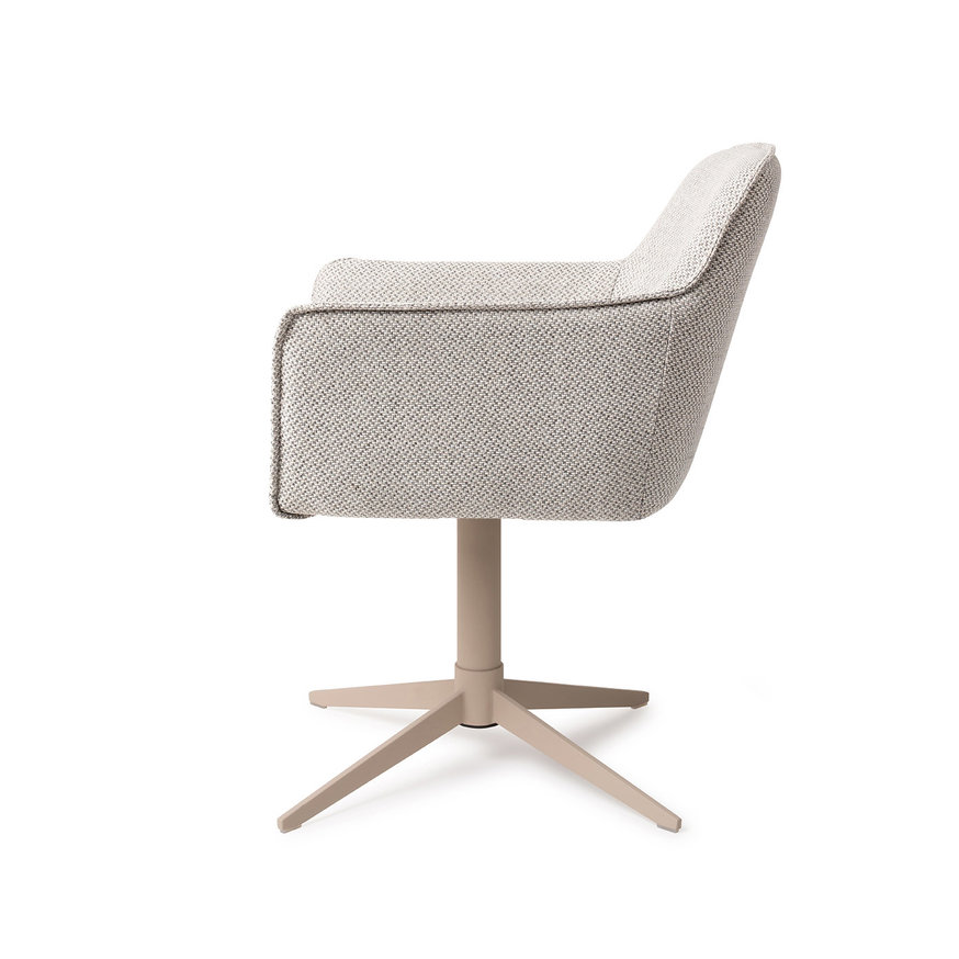 Hofu Checkers Charm Eetkamerstoel Quad Beige