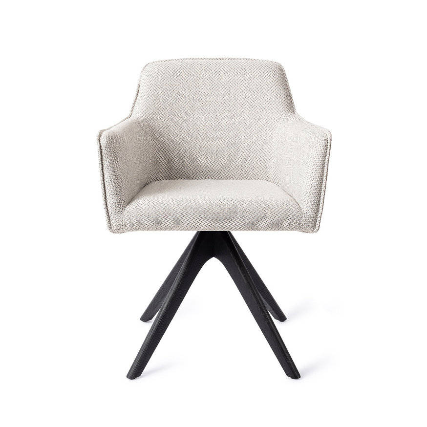 Hofu Checkers Charm Eetkamerstoel Revolve Oak Black