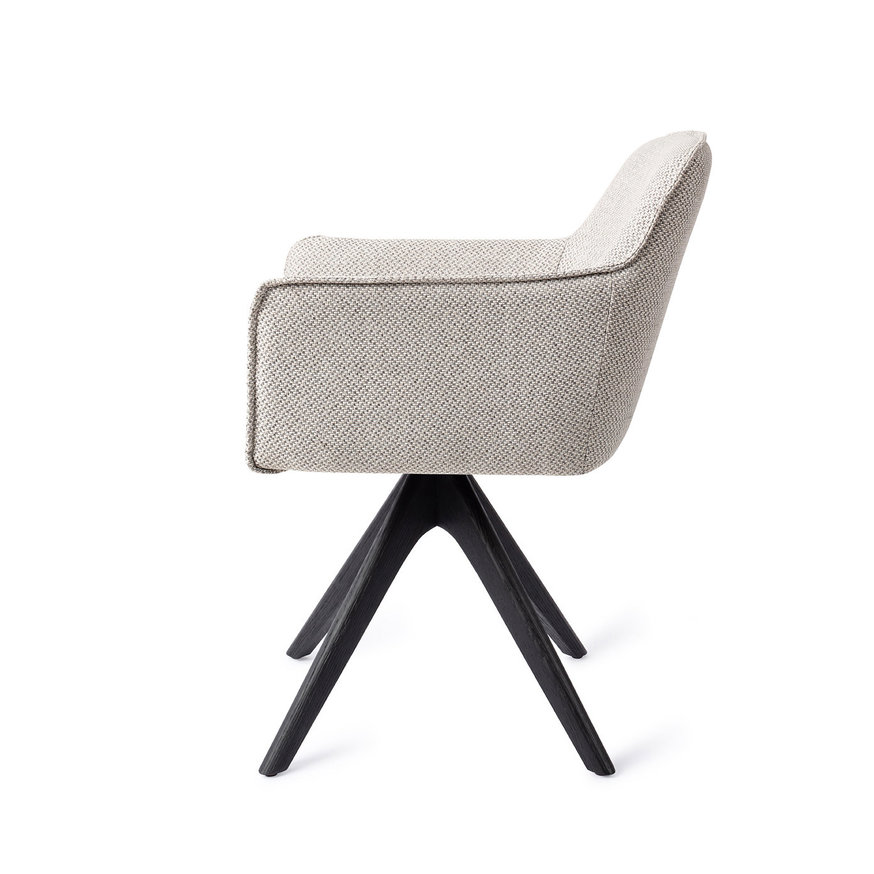 Hofu Checkers Charm Eetkamerstoel Revolve Oak Black