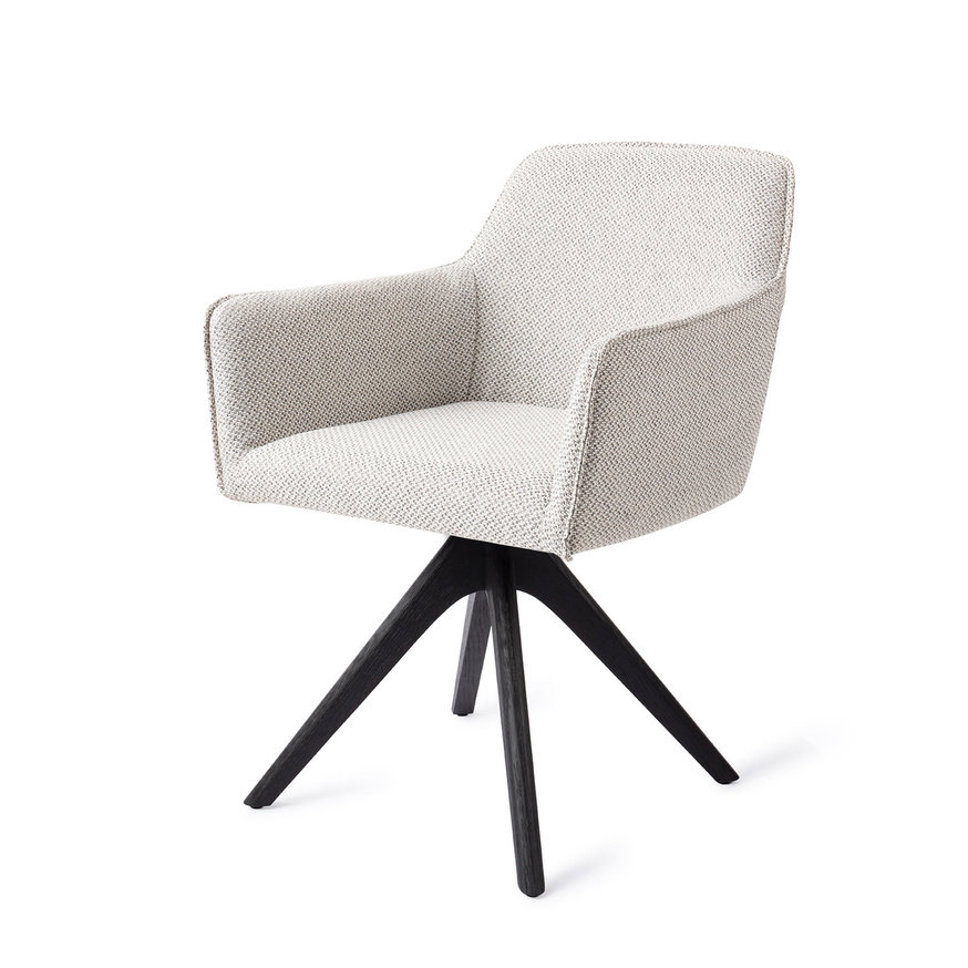 Hofu Checkers Charm Eetkamerstoel Revolve Oak Black