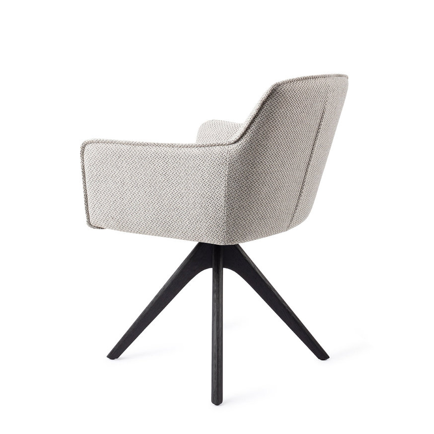 Hofu Checkers Charm Eetkamerstoel Revolve Oak Black