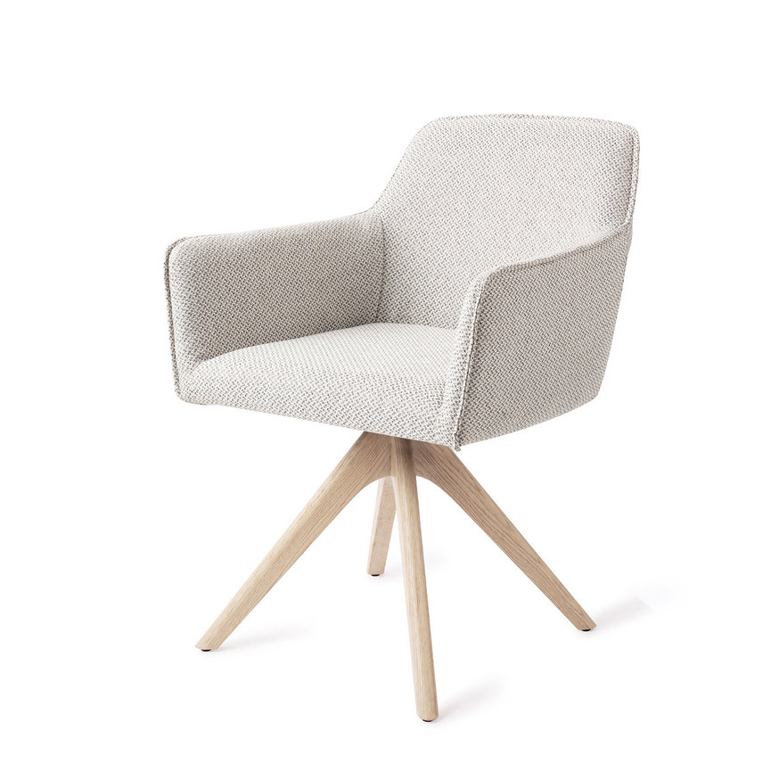 Hofu Checkers Charm Eetkamerstoel Revolve Oak Bleach