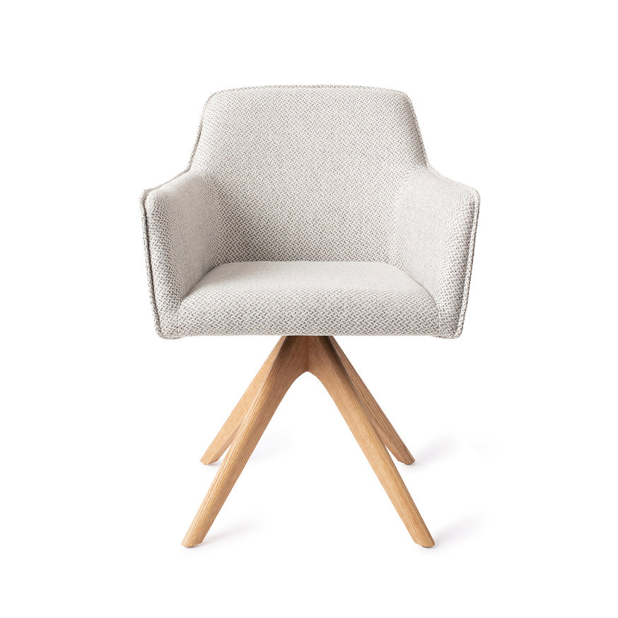 Hofu Checkers Charm Eetkamerstoel Revolve Oak Natural