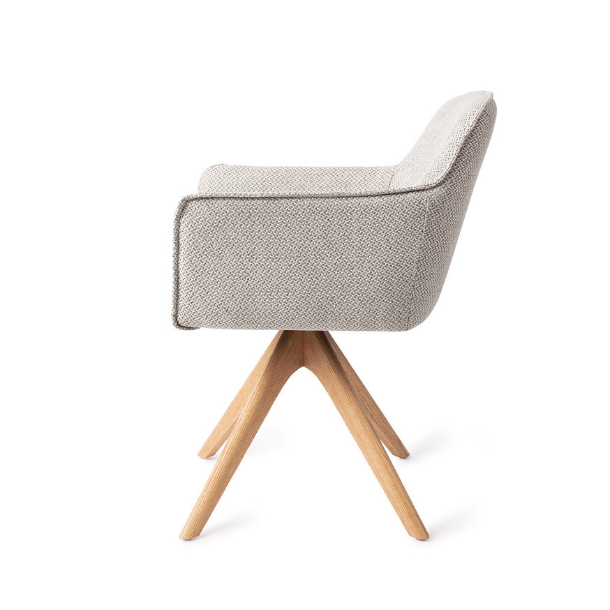 Hofu Checkers Charm Eetkamerstoel Revolve Oak Natural