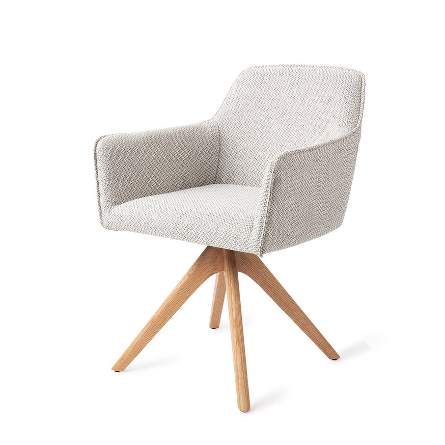 Hofu Checkers Charm Eetkamerstoel Revolve Oak Natural