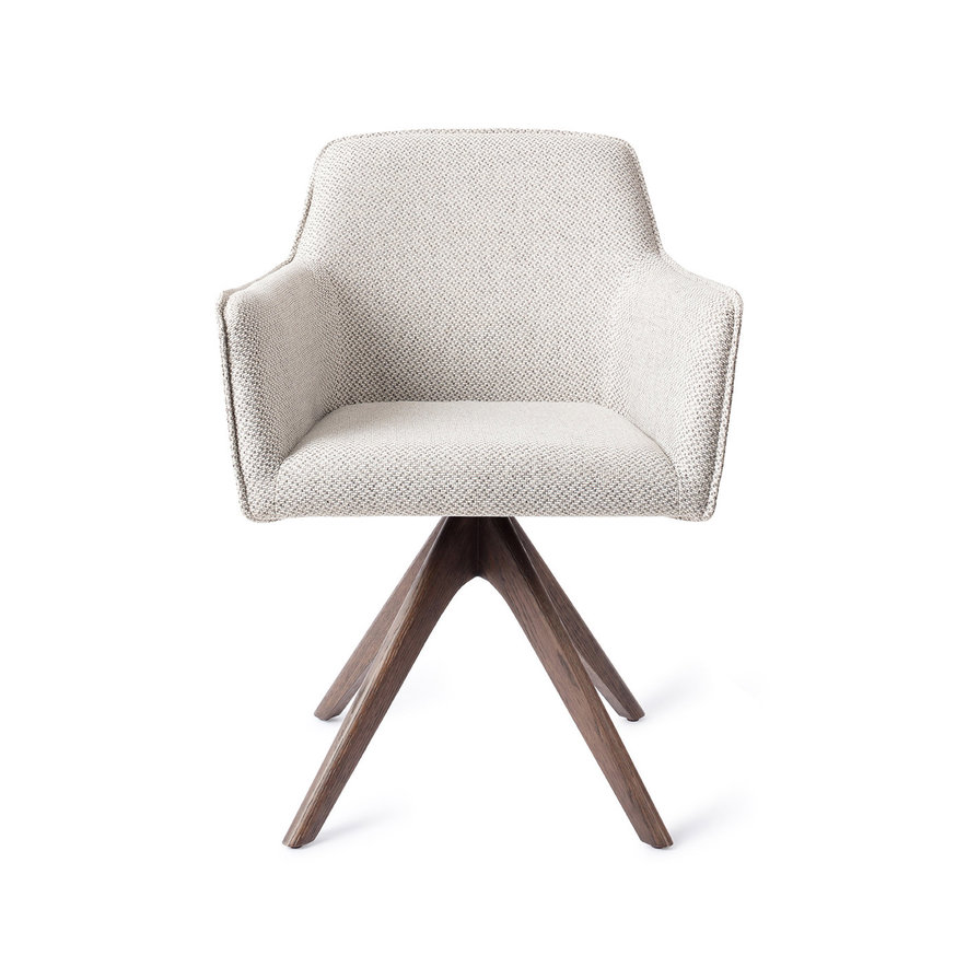 Hofu Checkers Charm Eetkamerstoel Revolve Oak Walnut
