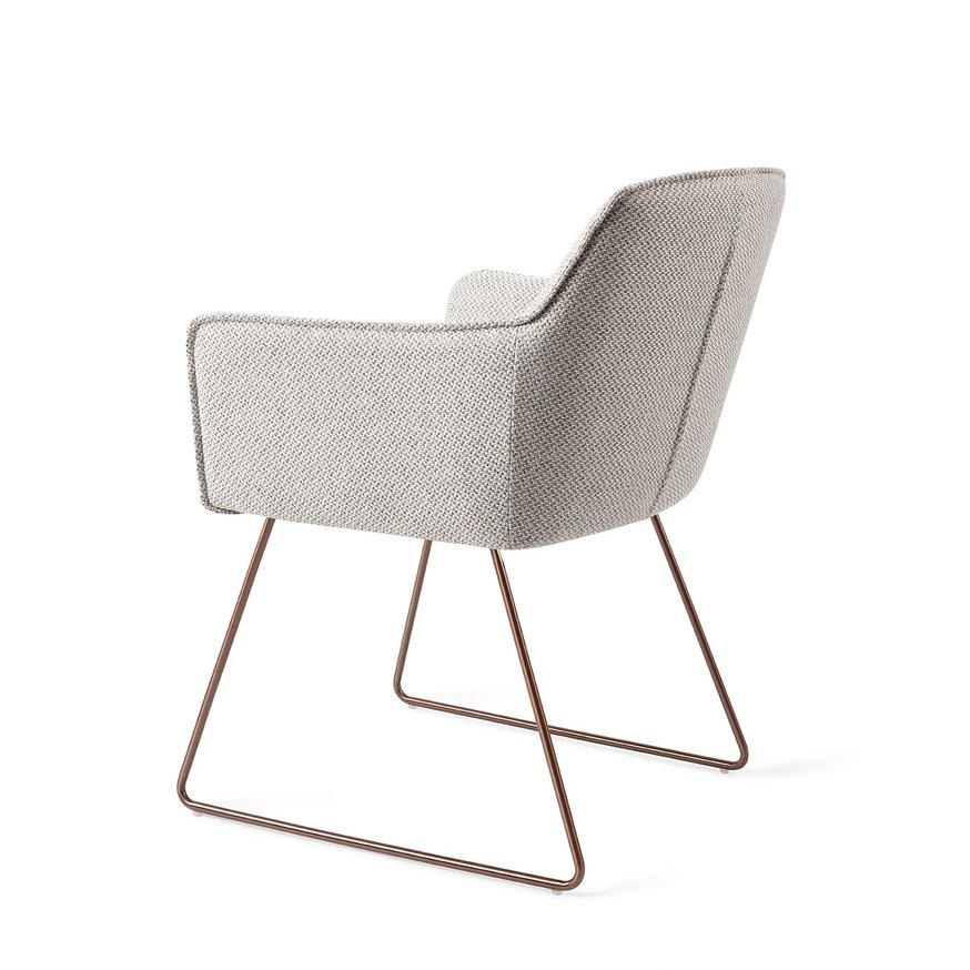 Hofu Checkers Charm Eetkamerstoel Slide Rose