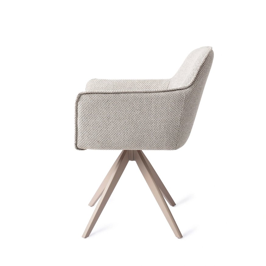 Hofu Checkers Charm Eetkamerstoel Turn Beige