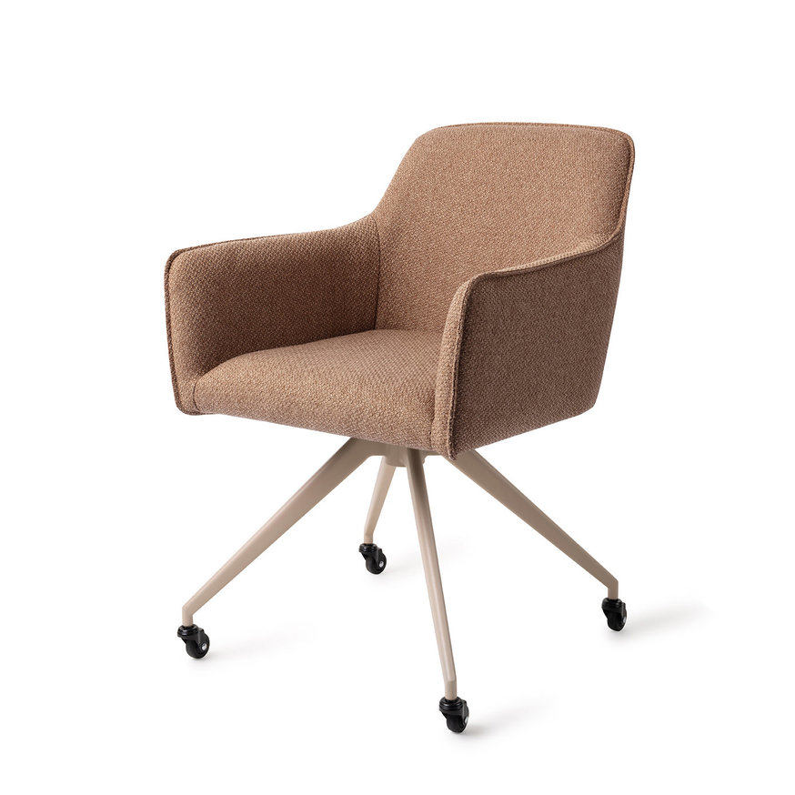 Hofu French Toast Eetkamerstoel Glide Beige