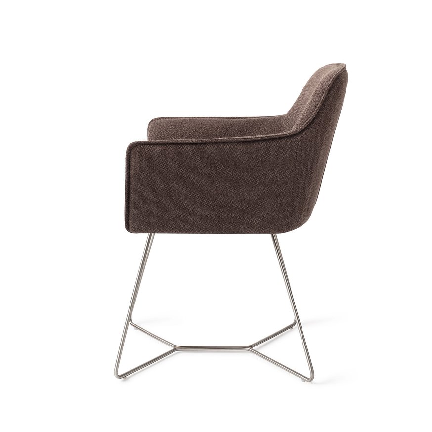 Hofu Potters Clay Eetkamerstoel Beehive Steel