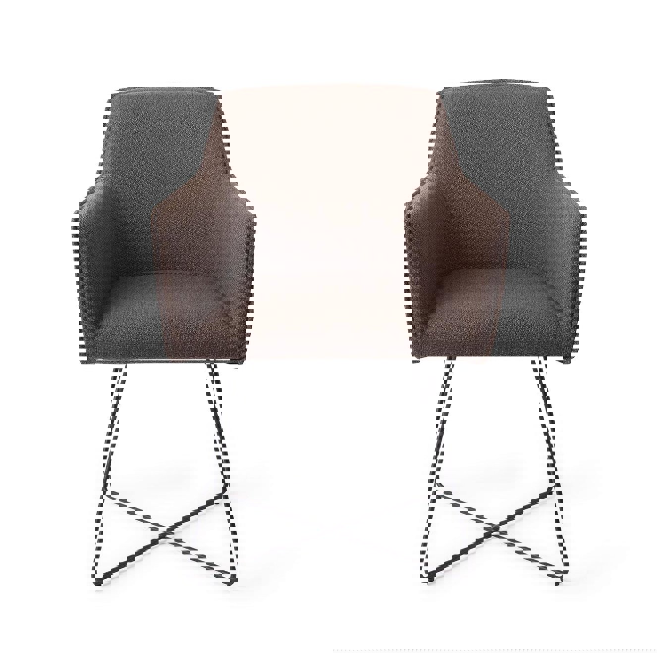 Hofu Potters Clay Eetkamerstoel Cross Black