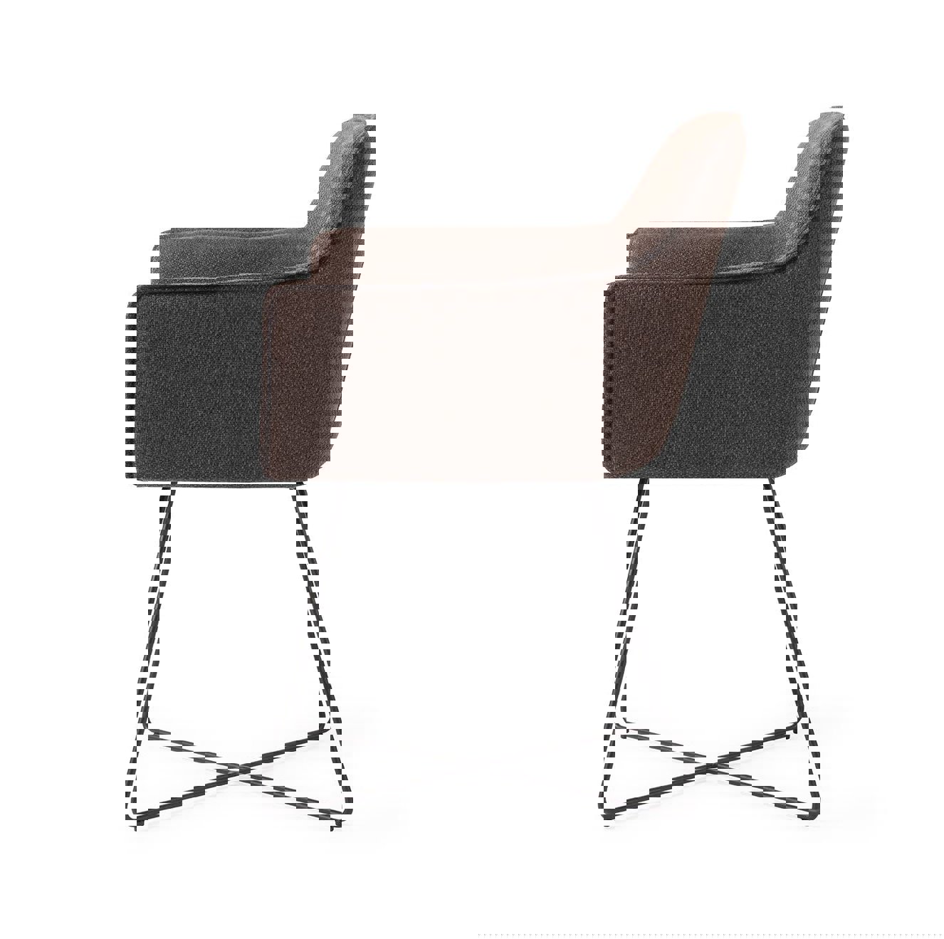 Hofu Potters Clay Eetkamerstoel Cross Black