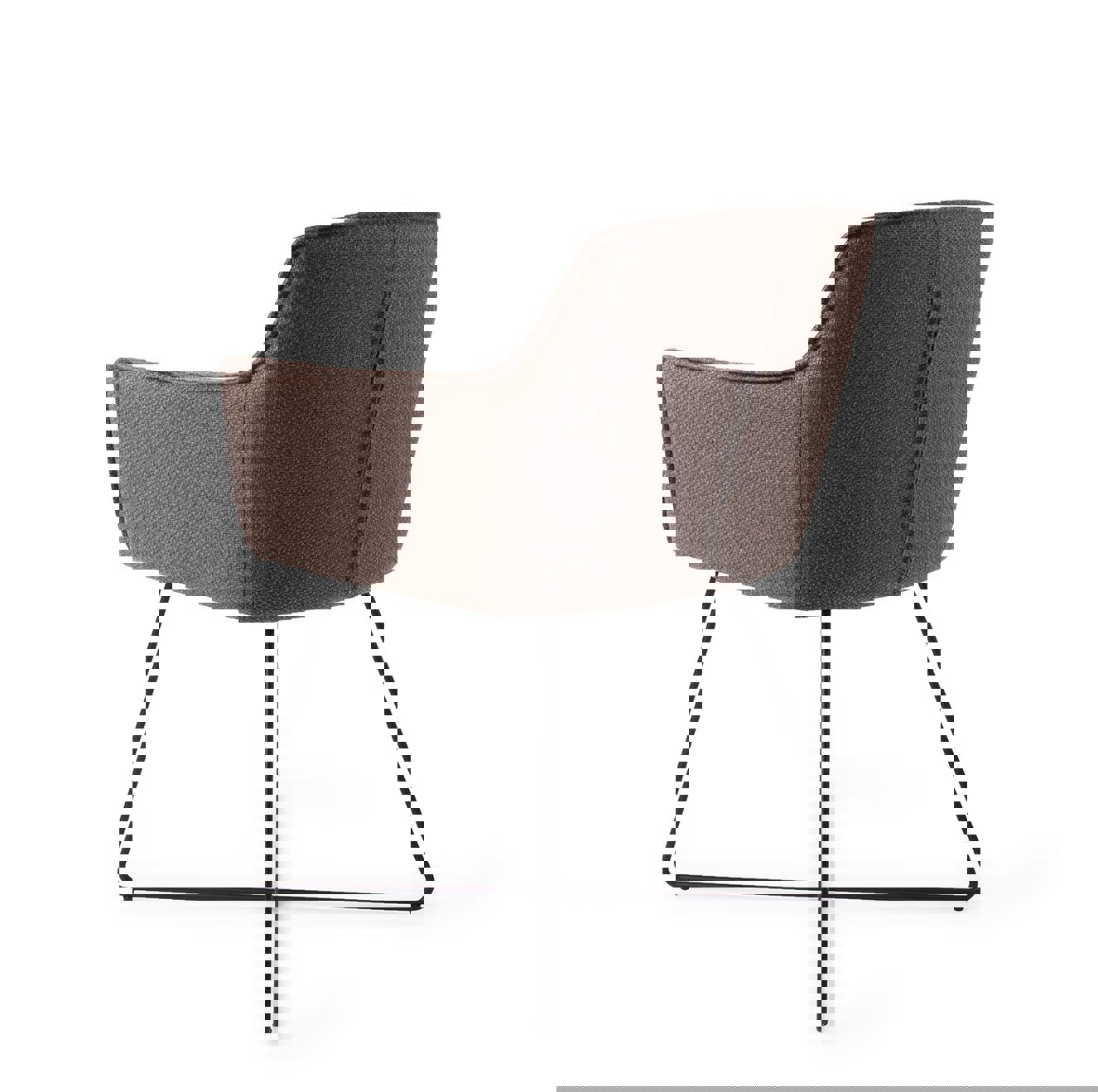 Hofu Potters Clay Eetkamerstoel Cross Black