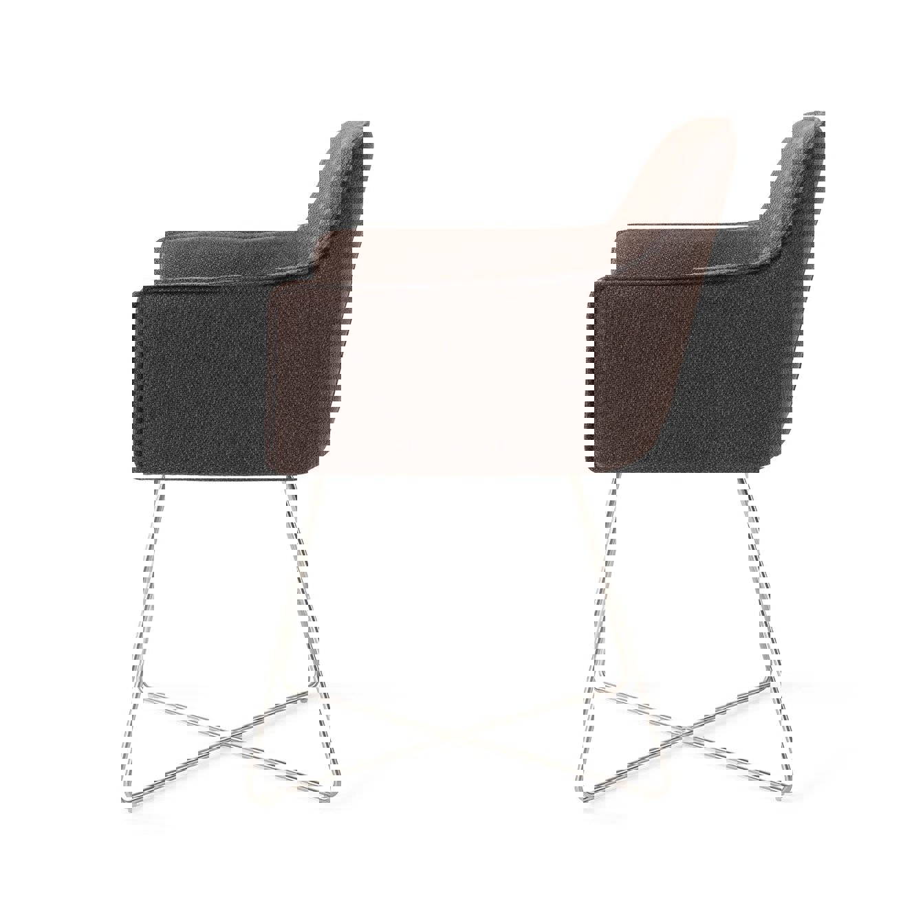 Hofu Potters Clay Eetkamerstoel Cross Steel