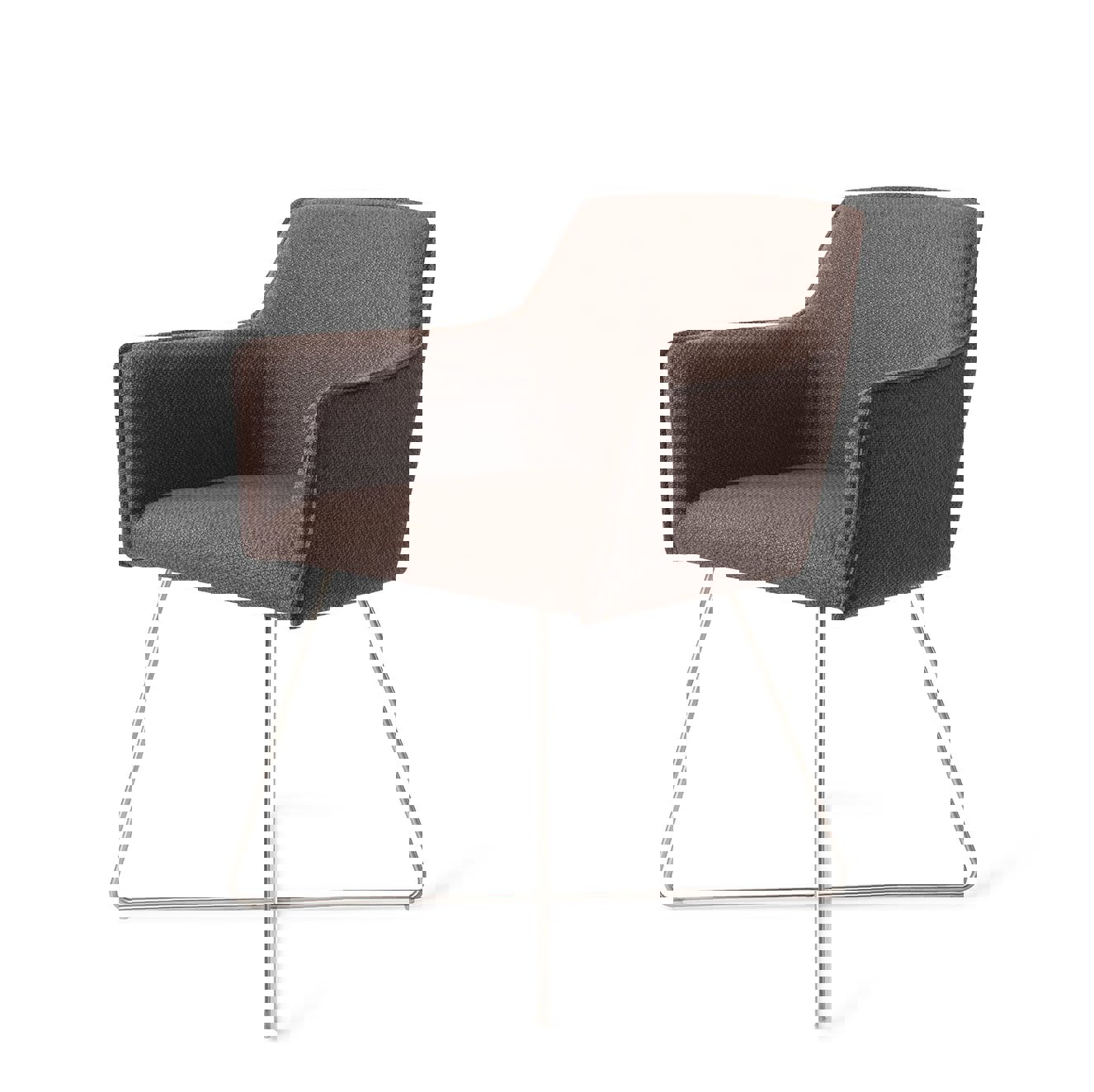 Hofu Potters Clay Eetkamerstoel Cross Steel