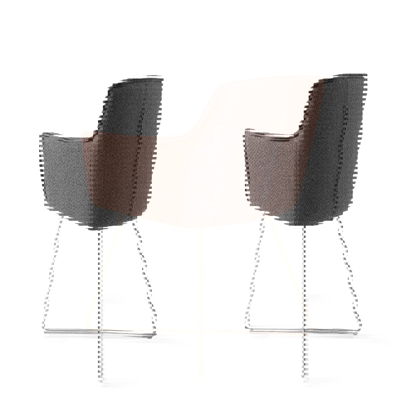 Hofu Potters Clay Eetkamerstoel Cross Steel