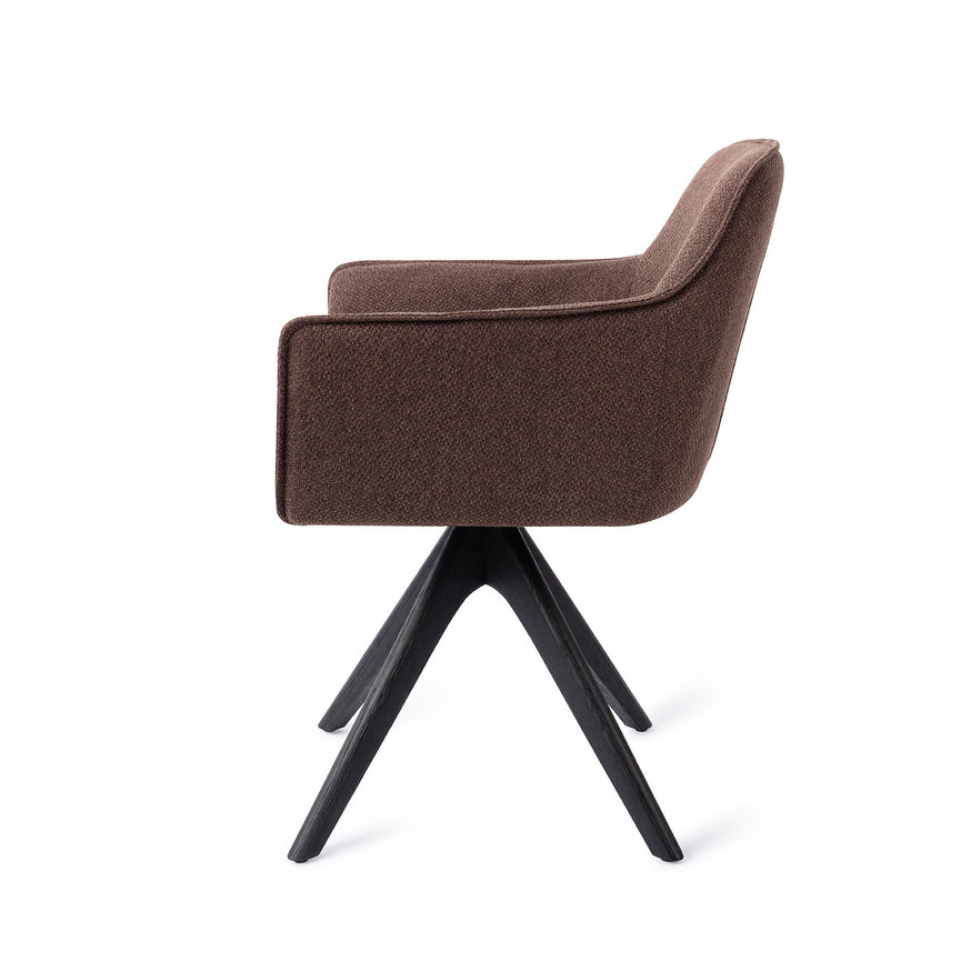 Hofu Potters Clay Eetkamerstoel Revolve Oak Black