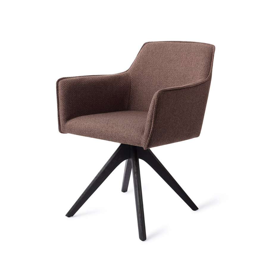 Hofu Potters Clay Eetkamerstoel Revolve Oak Black