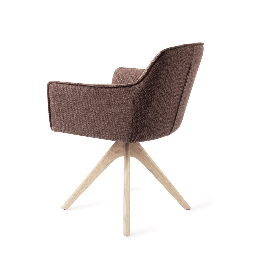 Hofu Potters Clay Eetkamerstoel Revolve Oak Bleach